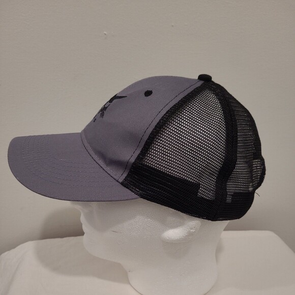 Bobcat Merchandise Tucker Hat Cap Gray and Black Mesh Adjustable Strapback - Picture 3 of 11